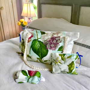 Bohemian Hydrangea Travel Tote