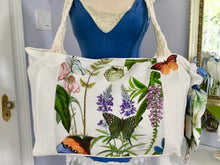 Bohemian Butterfly Wild Flower Travel Tote