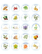 French Country Farm House Dried Goods Labels