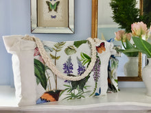 Bohemian Butterfly Wild Flower Travel Tote