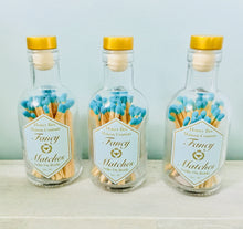 Fancy Robins Egg Bottle Matches