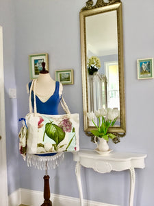Bohemian Hydrangea Travel Tote