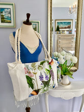 Bohemian Butterfly Wild Flower Travel Tote