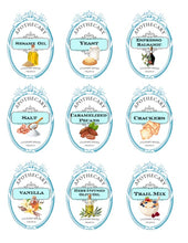 French Country Farm House Dried Goods Labels