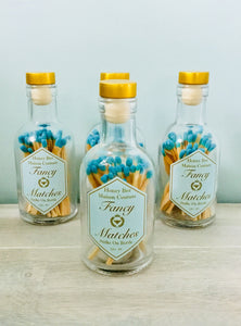 Fancy Robins Egg Bottle Matches