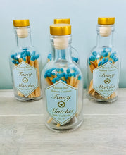 Fancy Robins Egg Bottle Matches