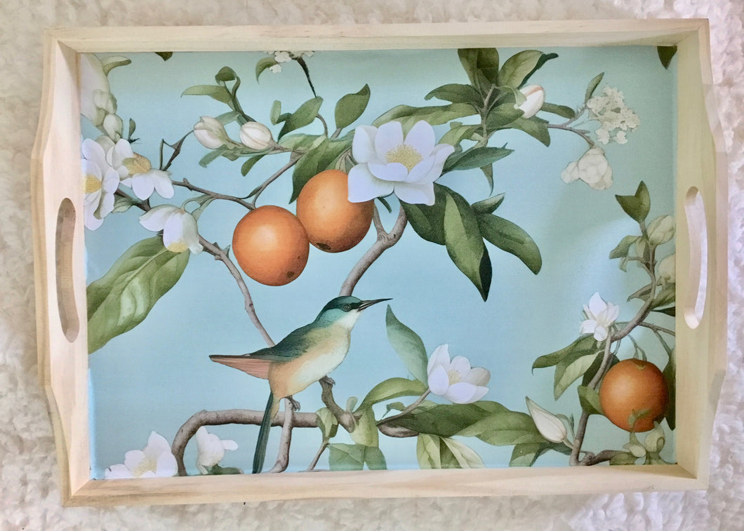 Orange Tree Serving Tray Cork Trivet