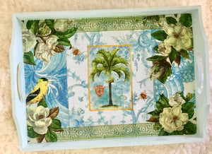 Palmetto Serving Tray Cork Trivet