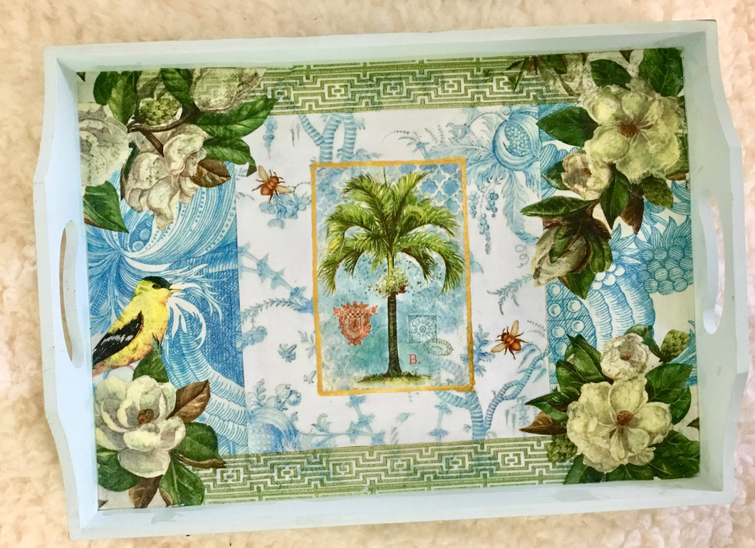 Palmetto Serving Tray Cork Trivet