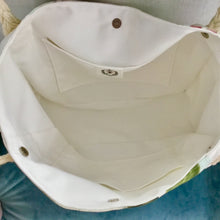 Bohemian Blue & White Toille Travel Tote