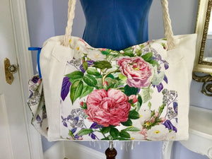 Bohemian Roses Travel Tote