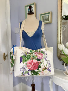 Bohemian Roses Travel Tote