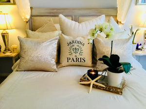 Jardins De Paris Pillow Case