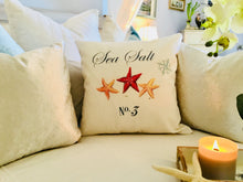 Orange Starfish Nautical Pillow Case