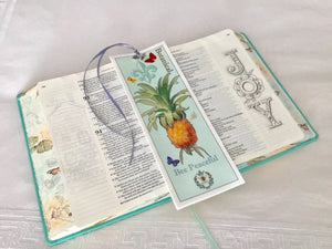 Pineapple Velvet Book Mark