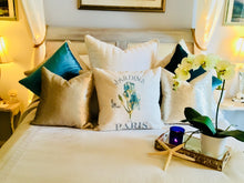 Sweet Blue Iris Botanical Pillow Case